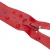 Молния водонепроницаемая PVC Т-7, 20 см, неразъемная, цвет (820)-красный - купить в Сызрани. Цена: 21.56 руб.