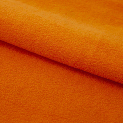 Флис DTY 16-1358, 250 г/м2, шир. 150 см, цвет оранжевый - купить в Сызрани. Цена 640.46 руб.