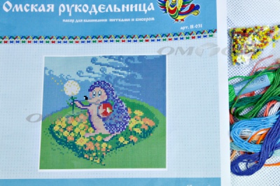 ОМБН-2 Набор для вышивания (бисер+мулине) - купить в Сызрани. Цена: 197.50 руб.
