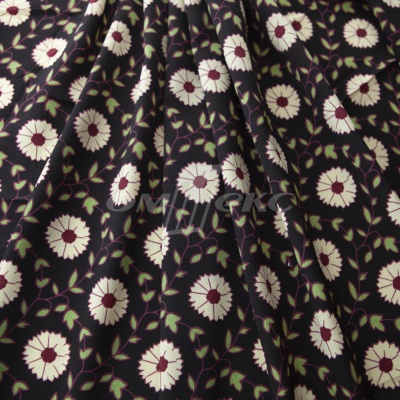 Плательная ткань "Фламенко" 10.1, 80 гр/м2, шир.150 см, принт растительный - купить в Сызрани. Цена 241.49 руб.