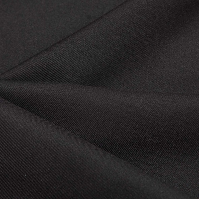 Ткань костюмная 21010 2044, 225 гр/м2, шир.150см, цвет черный - купить в Сызрани. Цена 390.73 руб.