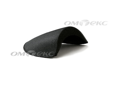 Плечевые накладки OВТ-10, обшитые, цвет чёрный - купить в Сызрани. Цена: 17.82 руб.