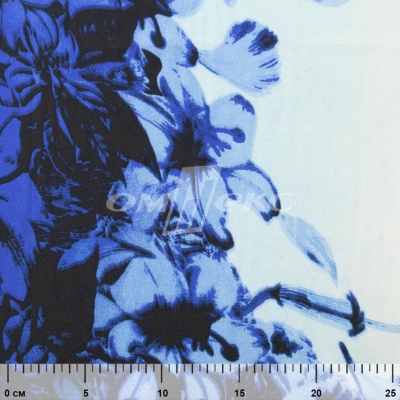 Плательная ткань "Фламенко" 19.1, 80 гр/м2, шир.150 см, принт растительный - купить в Сызрани. Цена 241.49 руб.