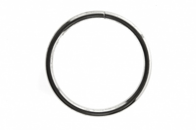 Кольцо металлическое №40 мм, цв.-никель - купить в Сызрани. Цена: 4.45 руб.