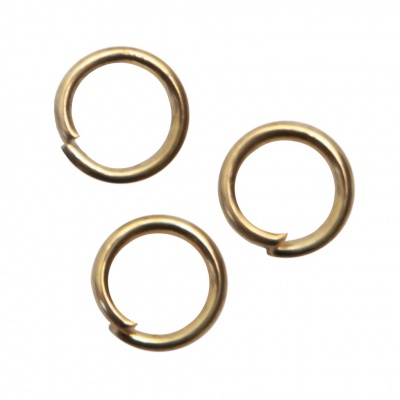 Кольцо  соединительное для бижутерии 5 мм, цв.-золото - купить в Сызрани. Цена: 0.44 руб.