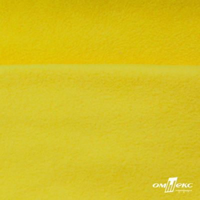 Флис DTY 14-0760, 240 г/м2, шир. 150 см, цвет яркий желтый - купить в Сызрани. Цена 640.46 руб.
