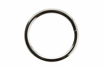 Кольцо металлическое d-32 мм, цв.-никель - купить в Сызрани. Цена: 3.54 руб.