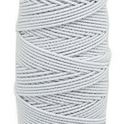 Нитка - резинка Спандекс 25 м (уп-10шт)-белые - купить в Сызрани. Цена: 35.65 руб.