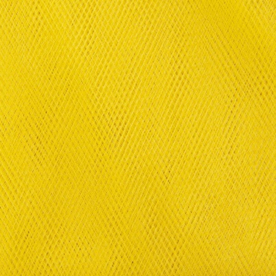 Фатин матовый 16-70, 12 гр/м2, шир.300см, цвет жёлтый - купить в Сызрани. Цена 112.70 руб.