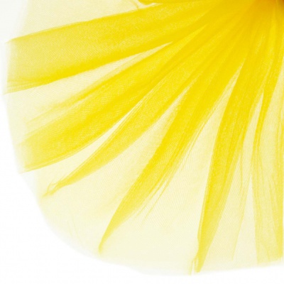 Фатин блестящий 16-70, 12 гр/м2, шир.300см, цвет жёлтый - купить в Сызрани. Цена 109.72 руб.