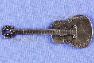 Декоративный элемент для творчества из металла "Гитара"  - купить в Сызрани. Цена: 19.99 руб.