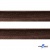 Кант атласный 074, шир. 12 мм (в упак. 65,8 м), цвет коричневый - купить в Сызрани. Цена: 237.16 руб.