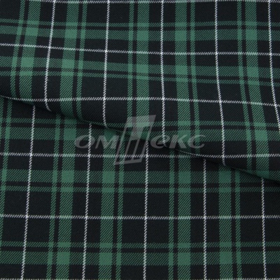 Ткань костюмная Клетка 25577, т.зеленый/зеленый./ч/бел, 230 г/м2, шир.150 см - купить в Сызрани. Цена 539.74 руб.