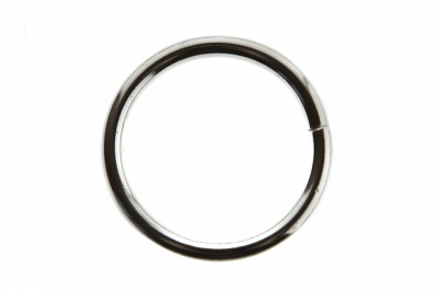 Кольцо металлическое d-3 х 32 мм, цв.-никель - купить в Сызрани. Цена: 3.92 руб.