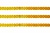 Пайетки "ОмТекс" на нитях, CREAM, 6 мм С / упак.73+/-1м, цв. 92 - золото - купить в Сызрани. Цена: 484.77 руб.