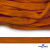 Шнур плетеный (плоский) d-12 мм, (уп.90+/-1м), 100% полиэстер, цв.267 - оранжевый - купить в Сызрани. Цена: 8.62 руб.