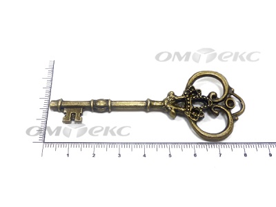 Декоративный элемент для творчества из металла "Ключ"8,5 см  - купить в Сызрани. Цена: 26.66 руб.