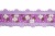 Тесьма декоративная 0385-6169, шир. 25 мм/уп. 22,8+/-1 м, цвет 01-фиолетовый - купить в Сызрани. Цена: 387.43 руб.