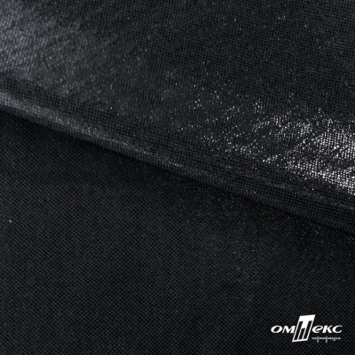 Трикотажное полотно голограмма, шир.140 см, #602 -чёрный/чёрный - купить в Сызрани. Цена 385.88 руб.