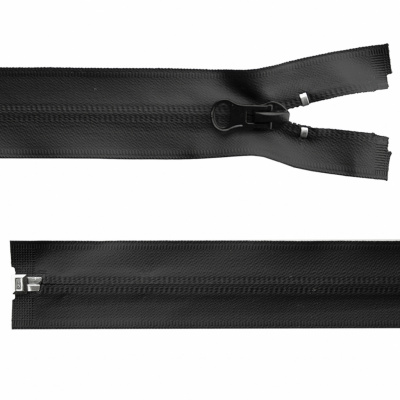 Молния водонепроницаемая PVC Т-7, 100 см, разъемная, цвет чёрный - купить в Сызрани. Цена: 61.89 руб.