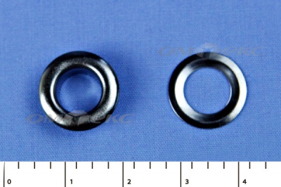 Люверсы металлические, блочка/кольцо, №5 (8 мм) упак.1000 шт- цв.никель - купить в Сызрани. Цена: 392 руб.