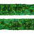 Тесьма с пайетками D4, шир. 20 мм/уп. 25+/-1 м, цвет зелёный - купить в Сызрани. Цена: 778.19 руб.