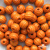 0309-Бусины деревянные "ОмТекс", 16 мм, упак.50+/-3шт, цв.003-оранжевый - купить в Сызрани. Цена: 62.22 руб.