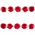Тесьма плетеная "Рюш", упак. 9,14 м, цвет красный - купить в Сызрани. Цена: 46.82 руб.