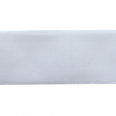 Лента бархатная нейлон, шир.25 мм, (упак. 45,7м), цв.01-белый - купить в Сызрани. Цена: 981.09 руб.