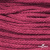 Шнур плетеный d-6 мм, 70% хлопок 30% полиэстер, уп.90+/-1 м, цв.1068-фуксия - купить в Сызрани. Цена: 588 руб.