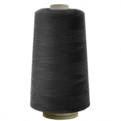 Швейные нитки (армированные) 28S/2, нам. 2 500 м, цвет чёрный - купить в Сызрани. Цена: 139.91 руб.
