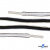 Шнурки #4-27, круглые 130 см, двухцветные (черно/белый) - купить в Сызрани. Цена: 47.04 руб.