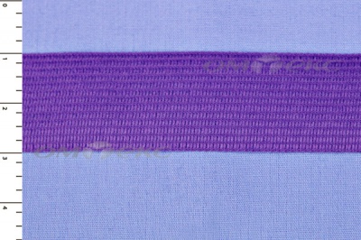 Окантовочная тесьма №0225, шир. 22 мм (в упак. 100 м), цвет фиолет - купить в Сызрани. Цена: 271.60 руб.