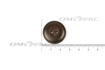 Пуговица деревянная круглая №54 (25мм) - купить в Сызрани. Цена: 4.12 руб.