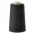Нитки швейные 100% полиэстер 40/2, (3200 ярд), первый сорт, черные - купить в Сызрани. Цена: 86.79 руб.