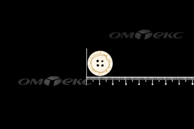 Пуговица деревянная круглая №33 (18мм) - купить в Сызрани. Цена: 2.55 руб.