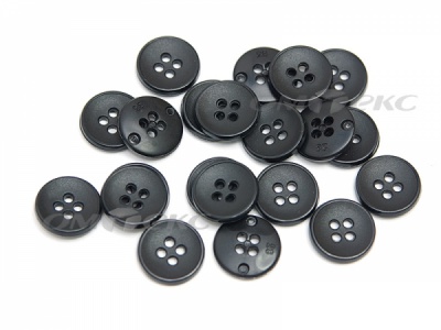 51960/23 мм (4 пр) черные пуговицы - купить в Сызрани. Цена: 1.43 руб.