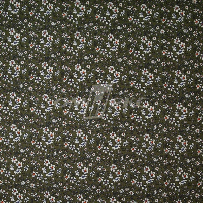 Плательная ткань "Фламенко" 11.2, 80 гр/м2, шир.150 см, принт растительный - купить в Сызрани. Цена 259.21 руб.