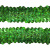 Тесьма с пайетками D4, шир. 30 мм/уп. 25+/-1 м, цвет зелёный - купить в Сызрани. Цена: 1 087.39 руб.