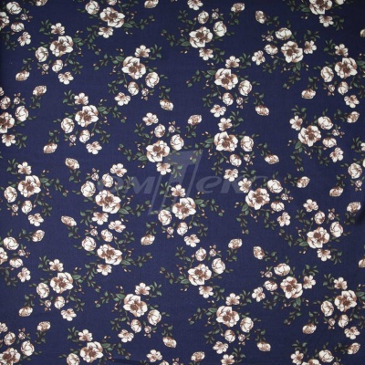 Плательная ткань "Фламенко" 3.2, 80 гр/м2, шир.150 см, принт растительный - купить в Сызрани. Цена 239.03 руб.