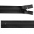 Молния водонепроницаемая PVC Т-7, 20 см, неразъемная, цвет чёрный - купить в Сызрани. Цена: 21.56 руб.