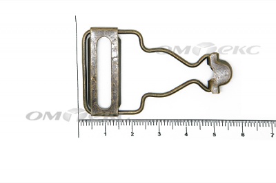 Застежки для комбинезонов металлическая 32 мм Никель (20ШТ)  - купить в Сызрани. Цена: 3.18 руб.