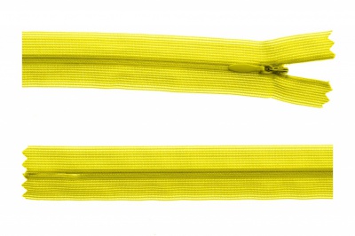 Молния потайная Т3 131, 20 см, капрон, цвет жёлтый - купить в Сызрани. Цена: 5.12 руб.