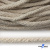 Шнур плетеный d-6 мм круглый, 70% хлопок 30% полиэстер, уп.90+/-1 м, цв.1077-лён - купить в Сызрани. Цена: 588 руб.