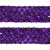 Тесьма с пайетками 12, шир. 35 мм/уп. 25+/-1 м, цвет фиолет - купить в Сызрани. Цена: 1 308.30 руб.