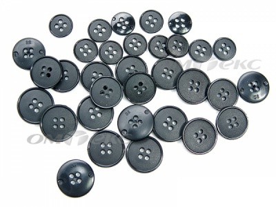 51926/15 мм (4 пр) черные пуговицы (брючные) - купить в Сызрани. Цена: 1.50 руб.