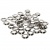 Люверсы, металлические/10мм/никель (упак.1000 шт) - купить в Сызрани. Цена: 637 руб.