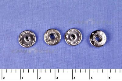 Кнопки металл Ф-12,5 (1440 +/-20 шт) "альфа" никель с рисунком - купить в Сызрани. Цена: 2 853.69 руб.