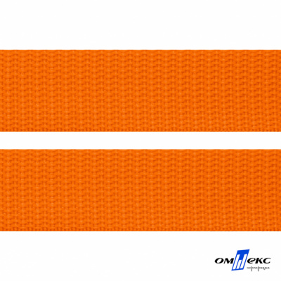 Оранжевый- цв.523 -Текстильная лента-стропа 550 гр/м2 ,100% пэ шир.20 мм (боб.50+/-1 м) - купить в Сызрани. Цена: 318.85 руб.