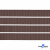 Репсовая лента 005, шир. 6 мм/уп. 50+/-1 м, цвет коричневый - купить в Сызрани. Цена: 88.45 руб.